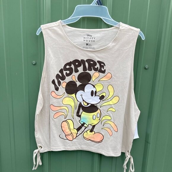 Women’s Juniors SpongeBob Tweety & Mickey Side Tie Knit Tank Tops 2-Pack Size 3X - Picture 2 of 11